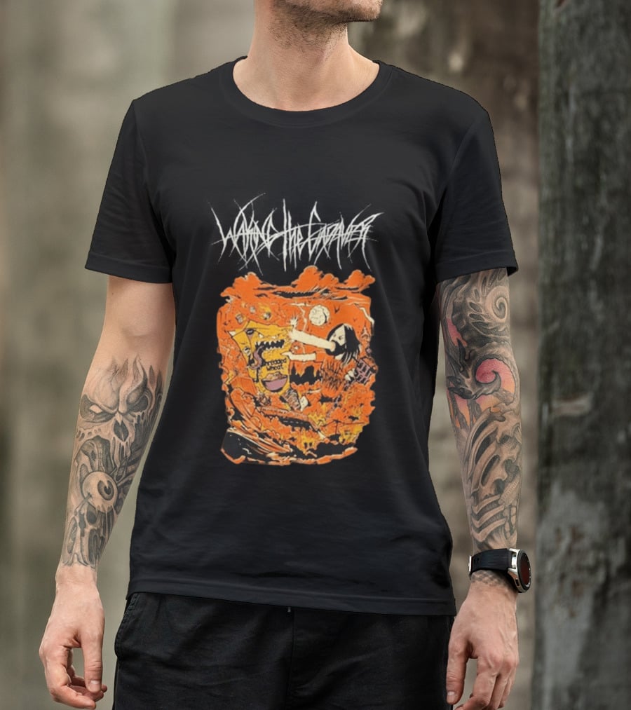 Waking The Cadaver Don Vs Wheat Monster Battle Scene T-Shirt