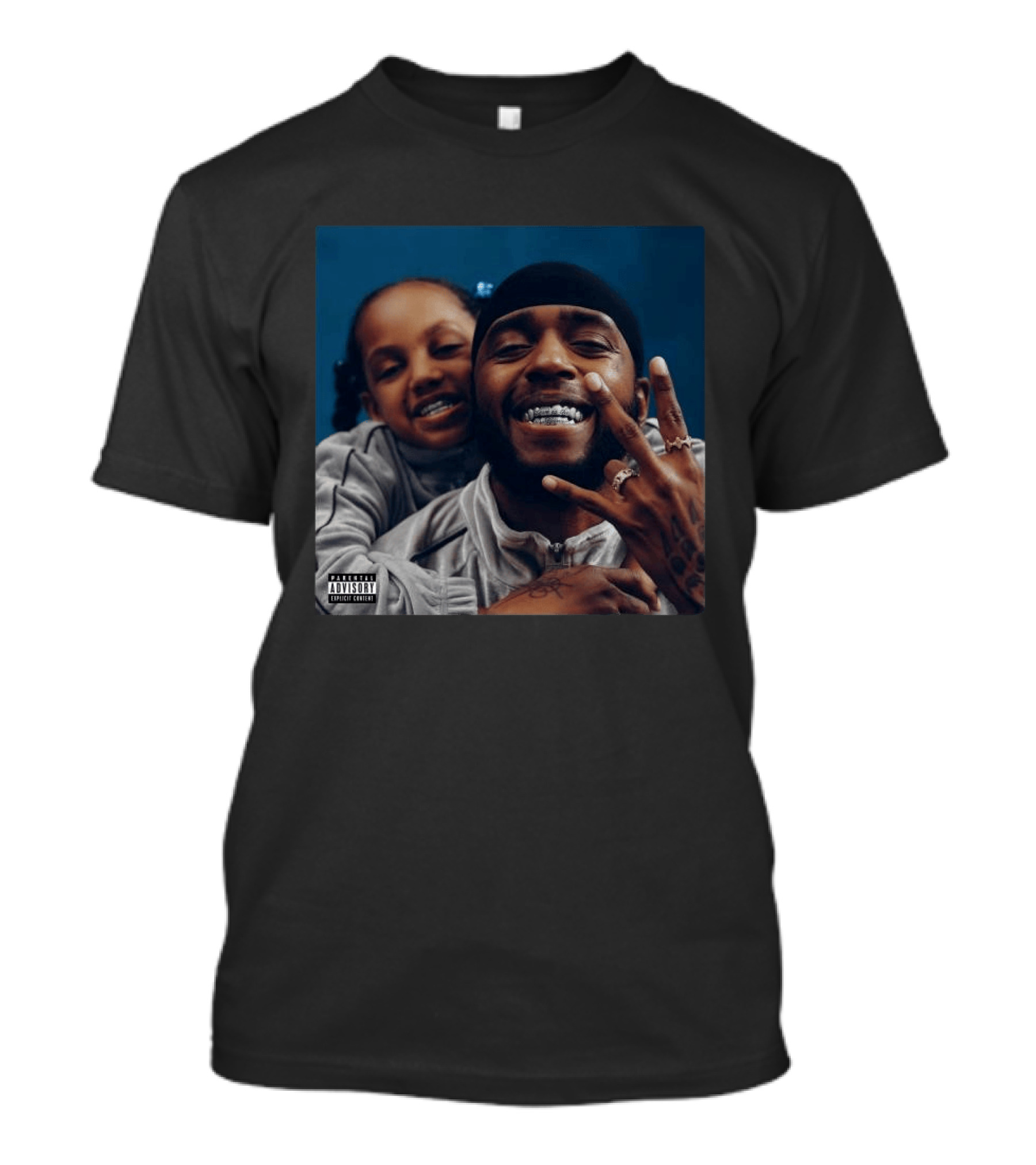 6Lack Love Is The New Gangsta Album Cover Grinning With Grillz T-Shirt
