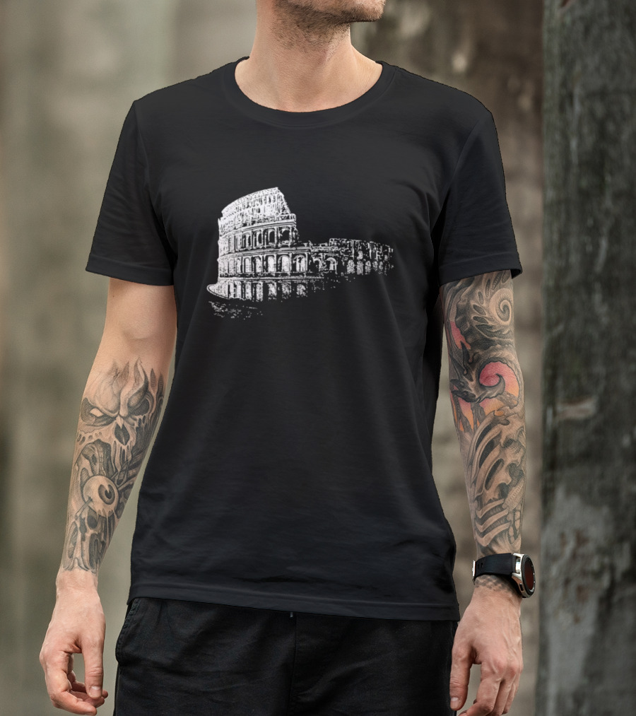 Ancient Rome Colosseum Roman Amphitheatre Historic Landmark Italy T-Shirt