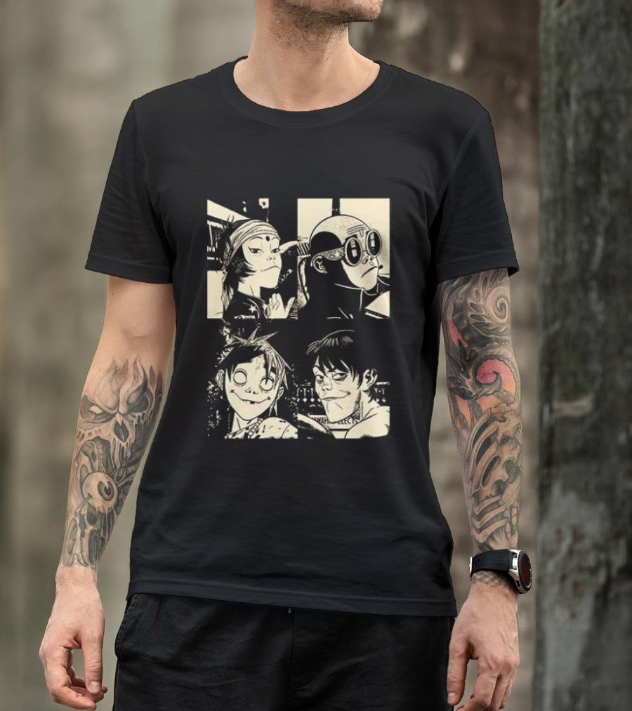 Gorillaz The Mountain Tour 2023 Dates And Locations Vintage Band T-Shirt