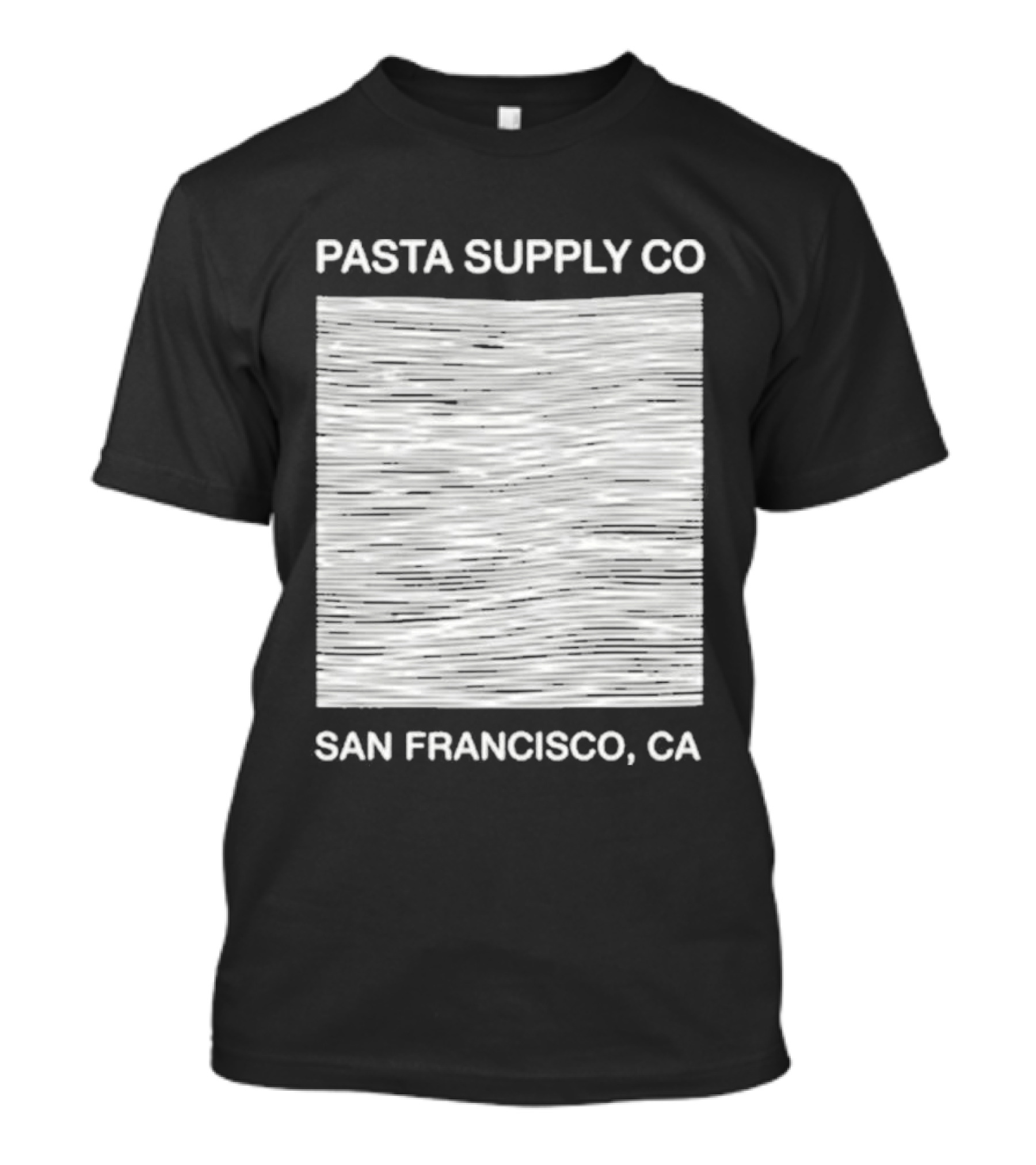 Pasta Supply Co San Francisco CA Unknown Pleasures T-Shirt