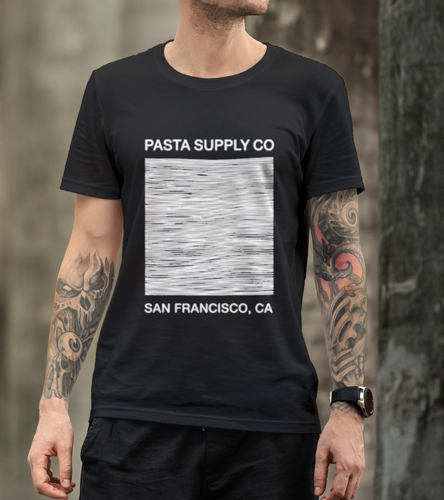 Pasta Supply Co San Francisco CA Unknown Pleasures T-Shirt