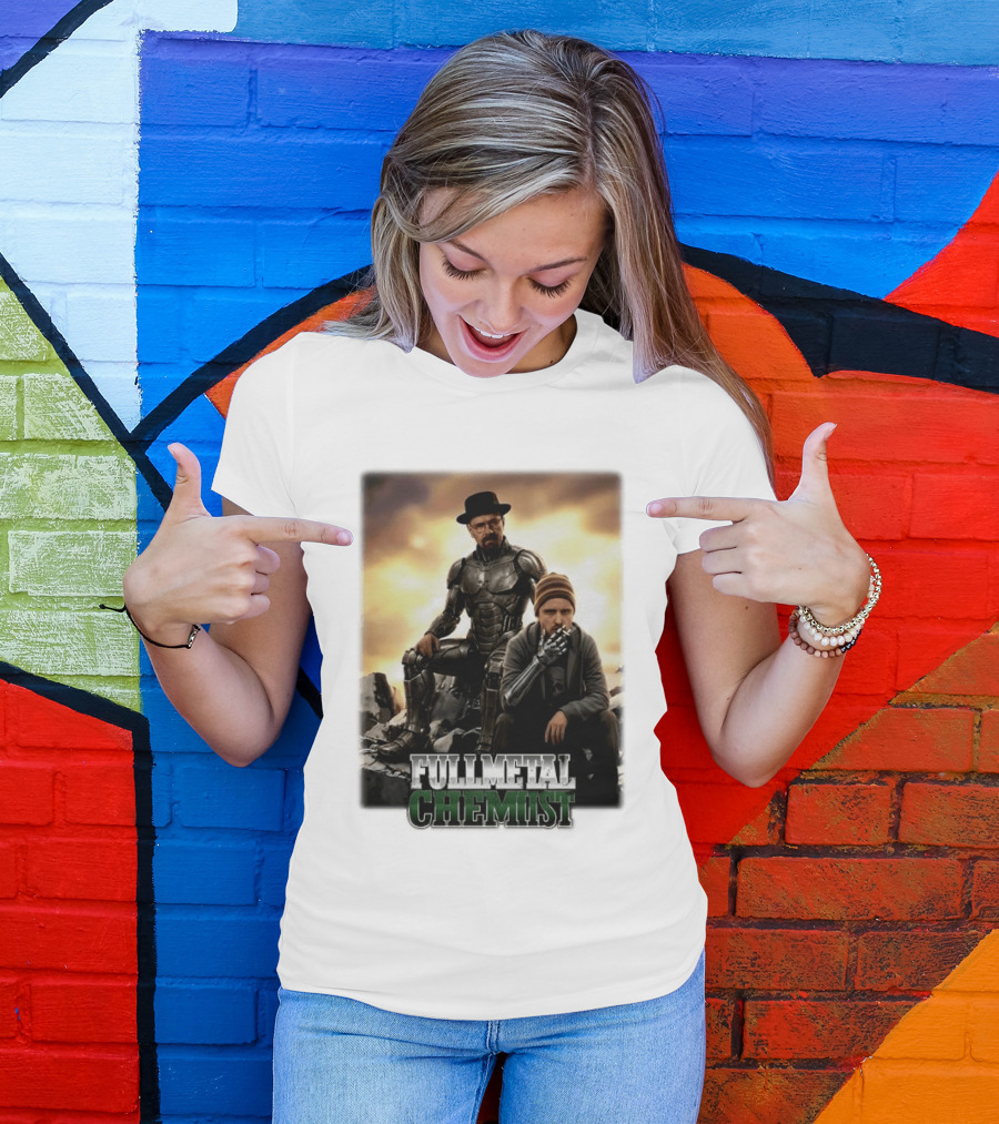 Bryan Cranston Jesse Pinkman Fullmetal Chemist T-Shirt