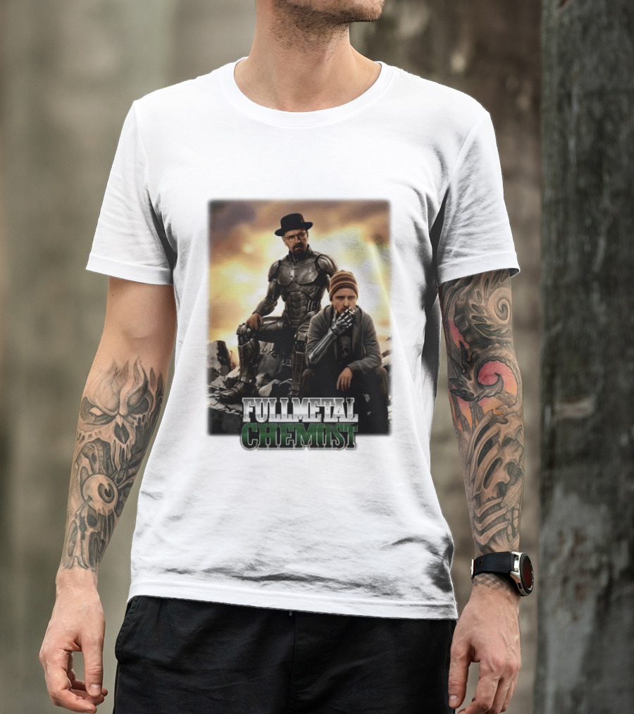Bryan Cranston Jesse Pinkman Fullmetal Chemist T-Shirt