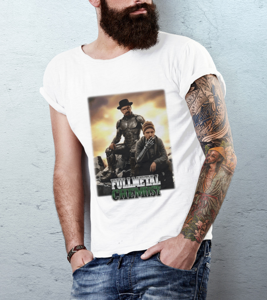 Bryan Cranston Jesse Pinkman Fullmetal Chemist T-Shirt