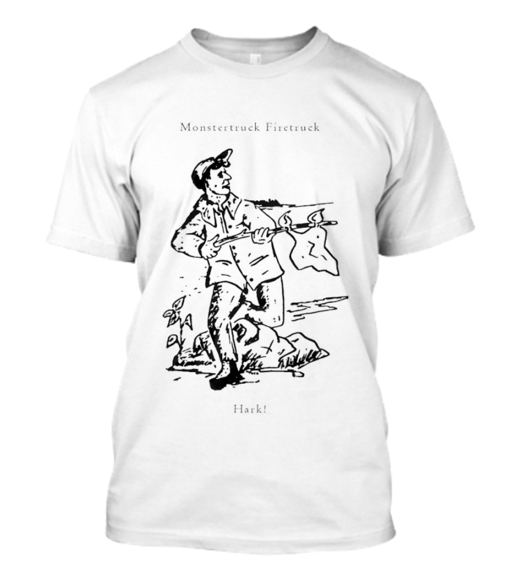 Monstertruck Firetruck Hark Ogbert The Nerd Nostalgic Adventure T-Shirt