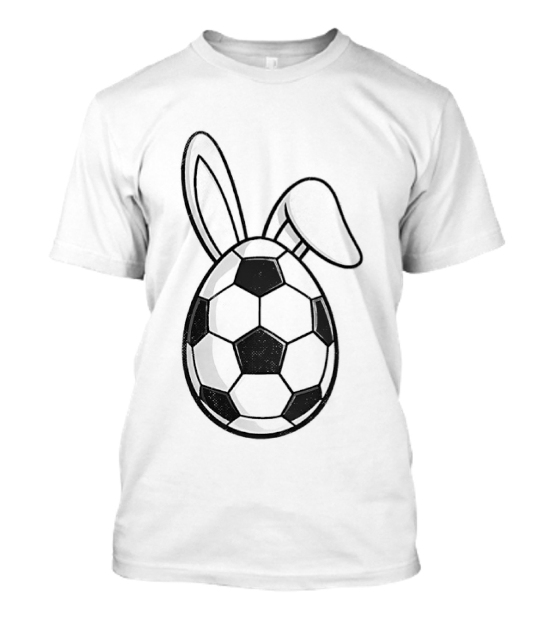 Happy Easter Bunny Ears Soccer Egg T-Shirt