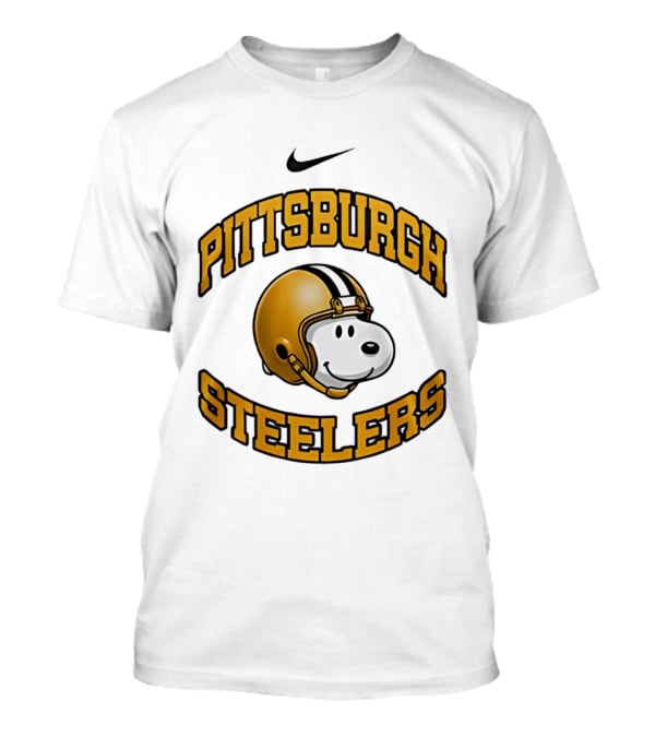 Nike Pittsburgh Steelers Snoopy Helmet 2026 T-Shirt