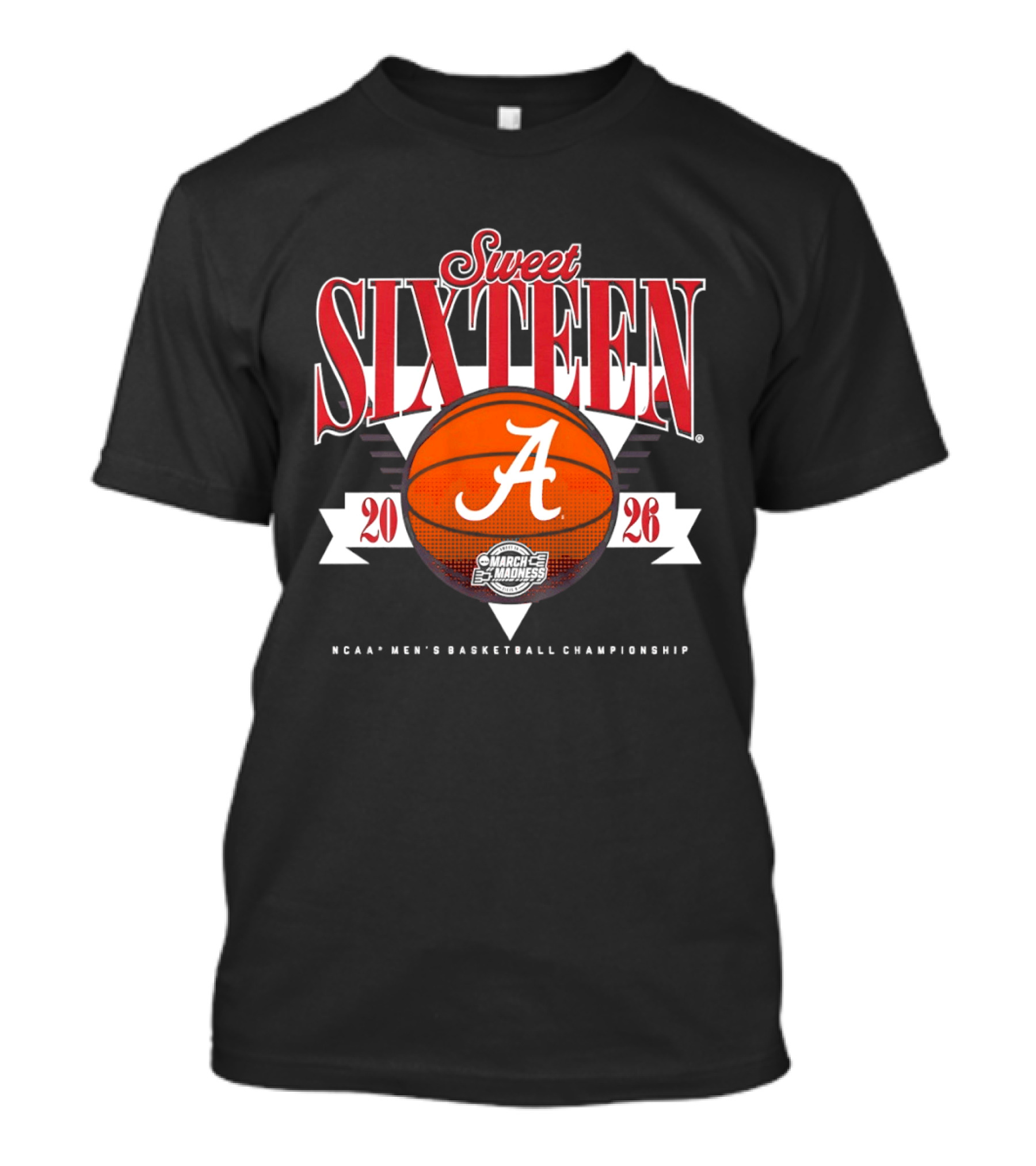 Alabama Crimson Tide 2026 NCAA Men's Basketball Sweet Sixteen Championship T-Shirt