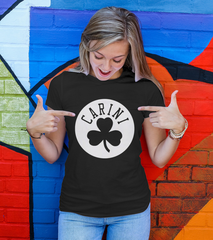 Carini Clover Emblem With Shamrock T-Shirt