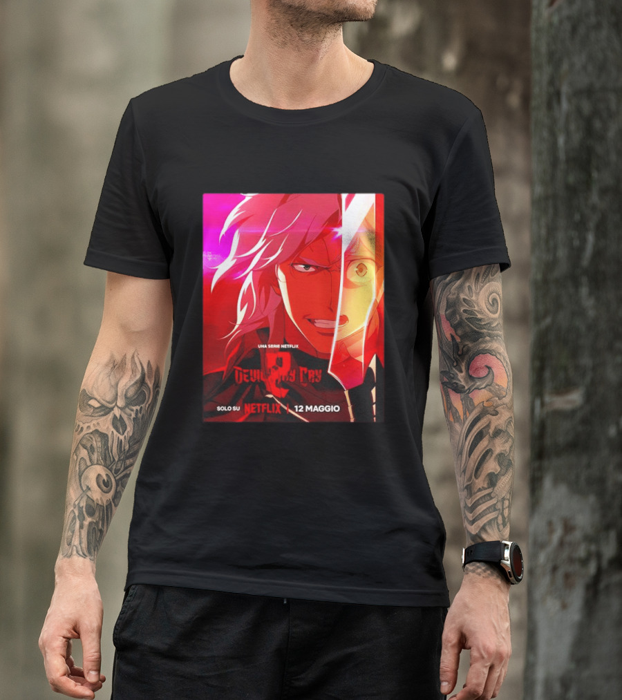 Devil May Cry Serie Netflix Solo Su Netflix 12 Maggio T-Shirt