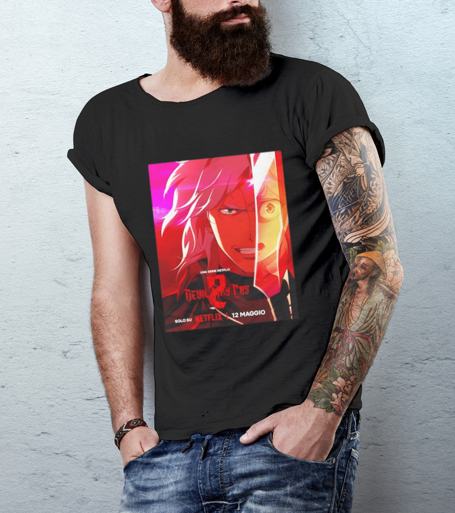 Devil May Cry Serie Netflix Solo Su Netflix 12 Maggio T-Shirt