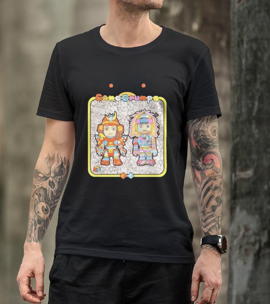 Game Grumps X 326 Collaboration Colorful Characters T-Shirt