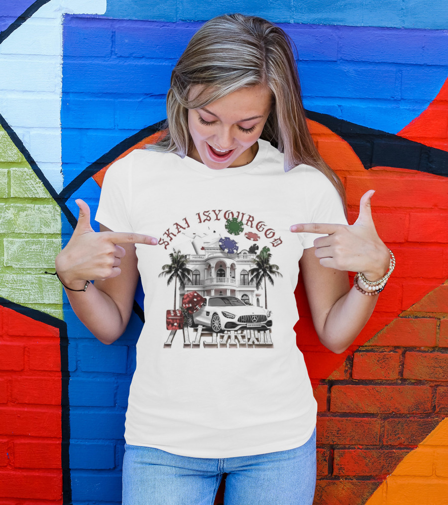 Skai Isyourgod Mansion Tropical Palms Rolling Loud T-Shirt