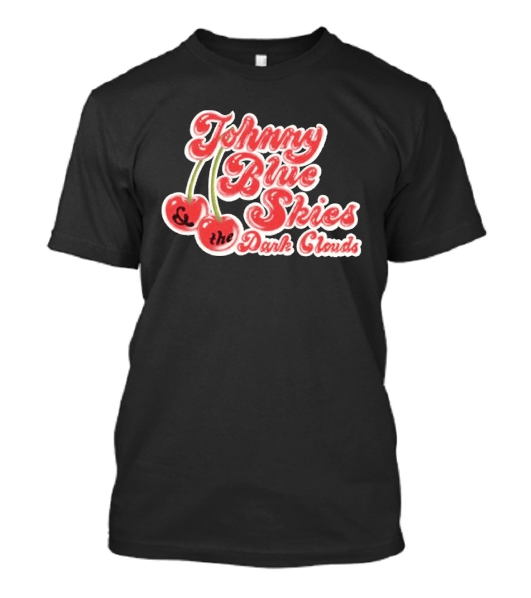 Johnny Blue Skies And The Dark Clouds Cherries T-Shirt