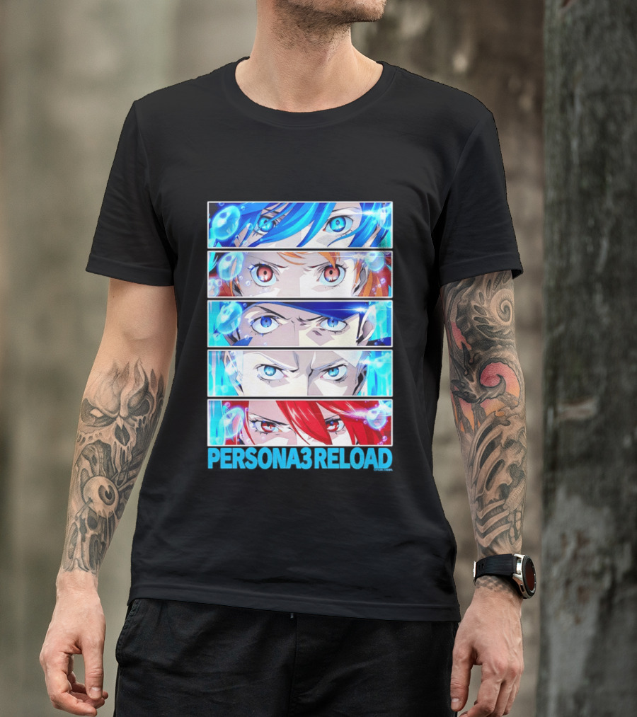 Persona 3 Reload Character Eyes Close Up T-Shirt