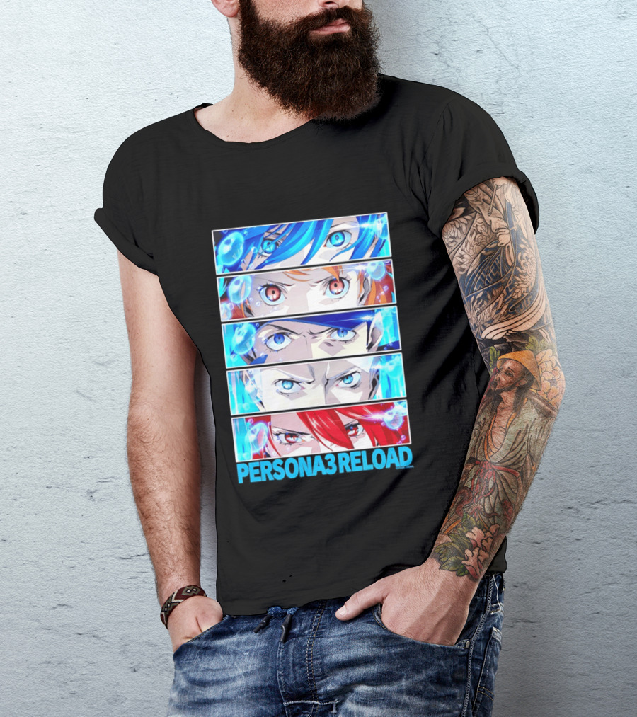 Persona 3 Reload Character Eyes Close Up T-Shirt