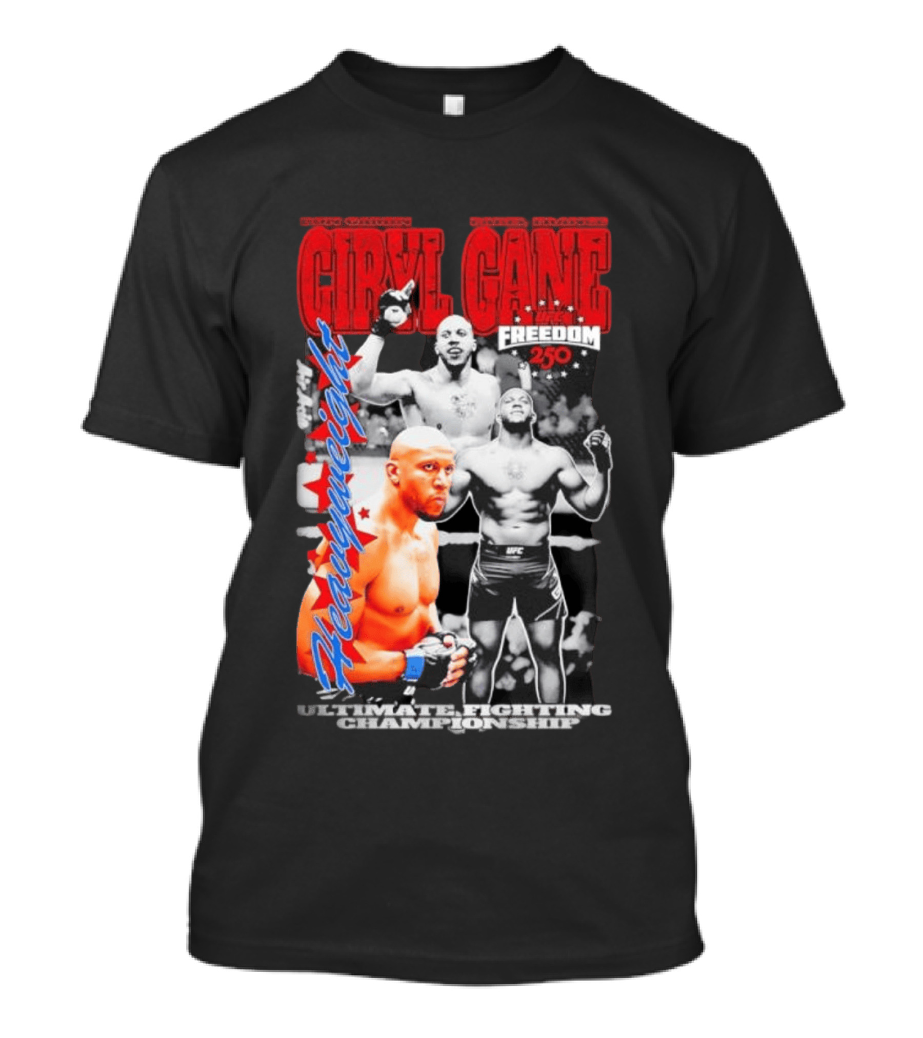 Ciryl Gane UFC Heavyweight Bon Gamin Paris Freedom 250 T-Shirt