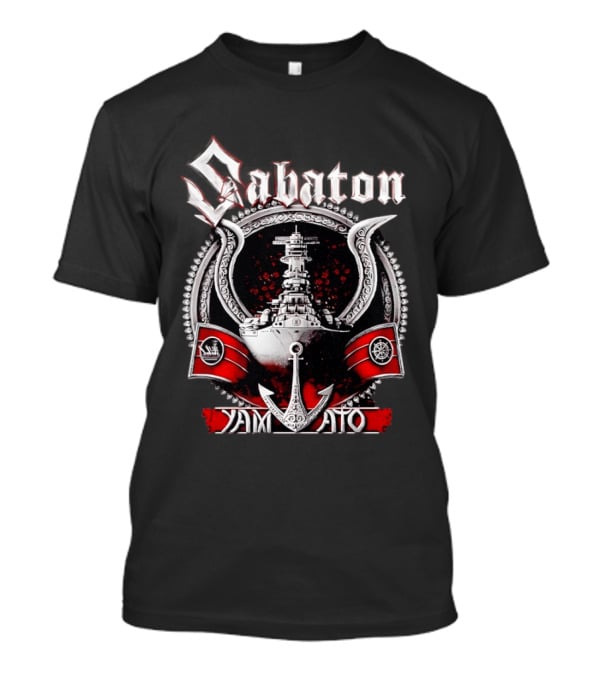 Sabaton Yamato Warship Anchor Nautical T-Shirt