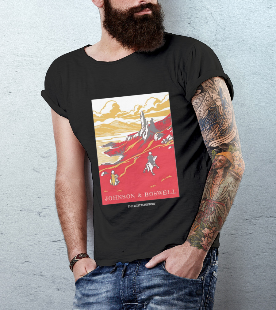 Johnson And Boswell Journey Through Red Landscape And History T-Shirt