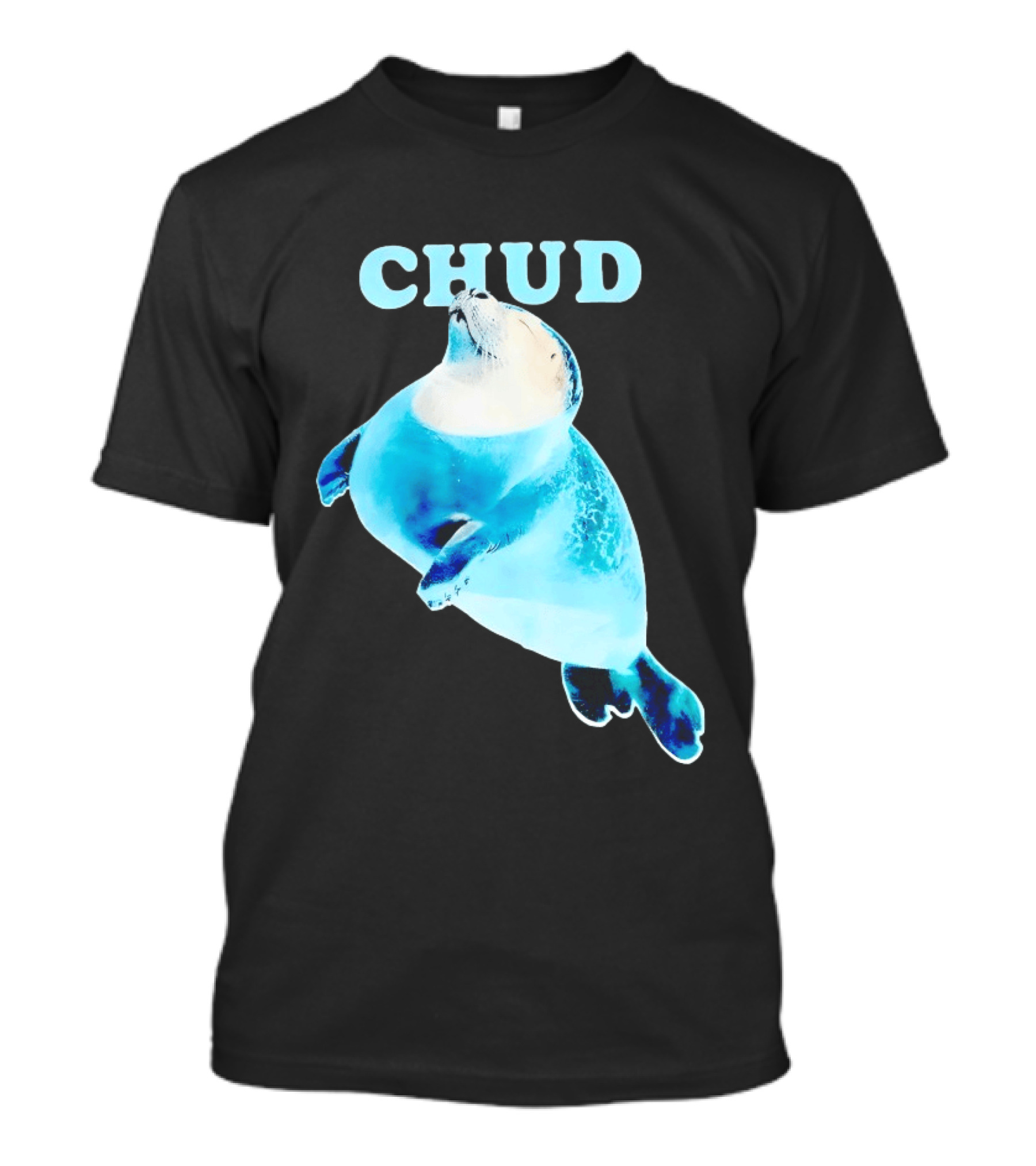 CHUD Seal Floating In Blue Water T-Shirt