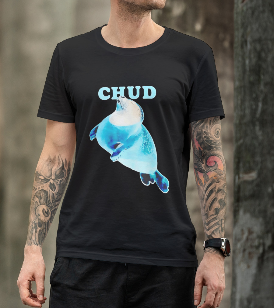CHUD Seal Floating In Blue Water T-Shirt