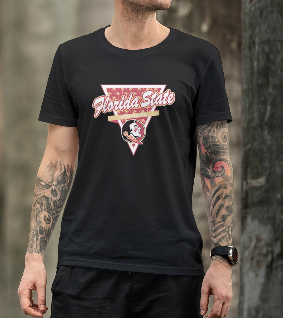 Florida State Seminoles Palm Tree Triangle T-Shirt