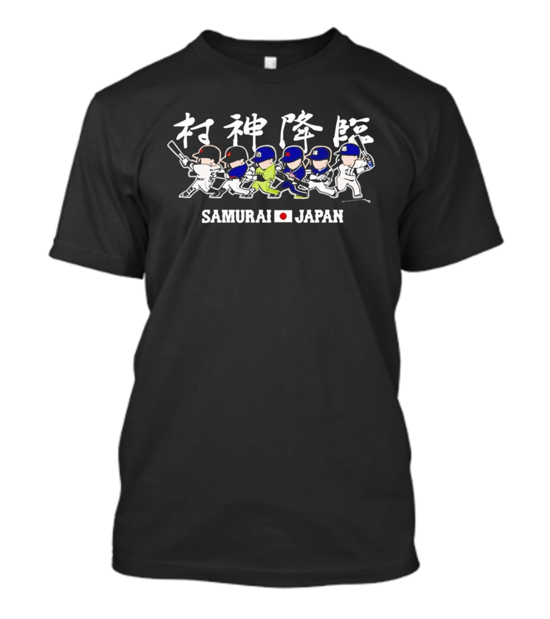 Samurai Japan Shohei Ohtani Los Angeles Dodgers Players Japan Flag T-Shirt
