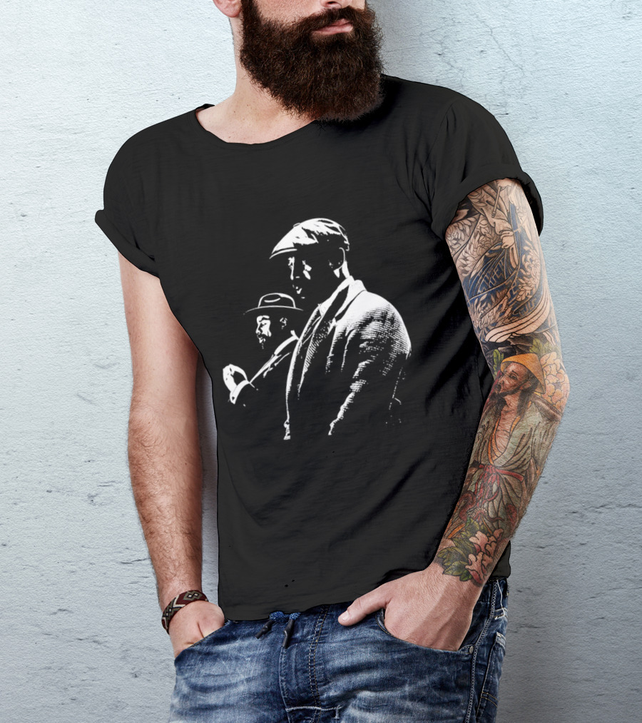 Sinners Silhouette Smoke And Stack Michael B Jordan Best Actor Movie T-Shirt