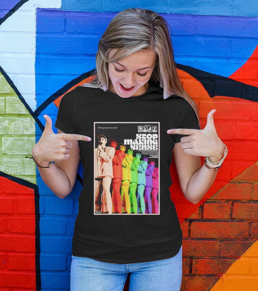 Stop Making Sense Rainbow Concert Film T-Shirt