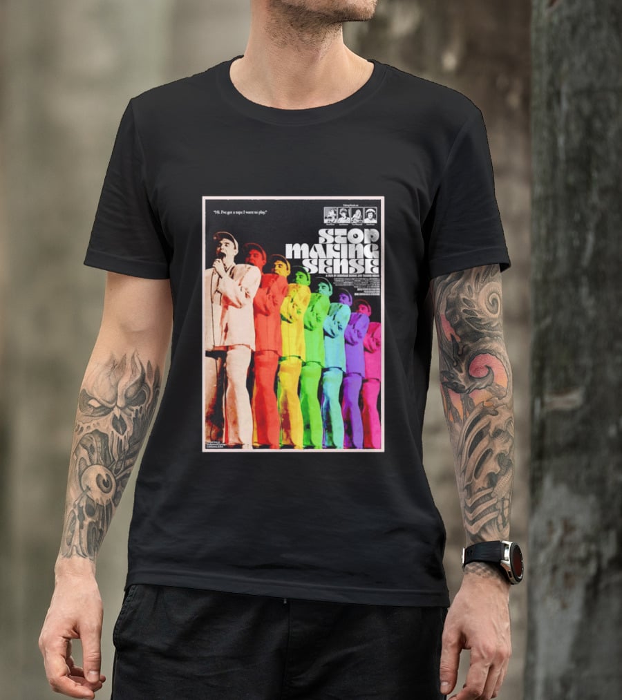Stop Making Sense Rainbow Concert Film T-Shirt