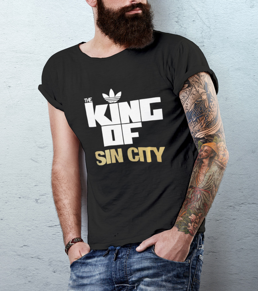The King Of Sin City Adidas Trefoil T-Shirt