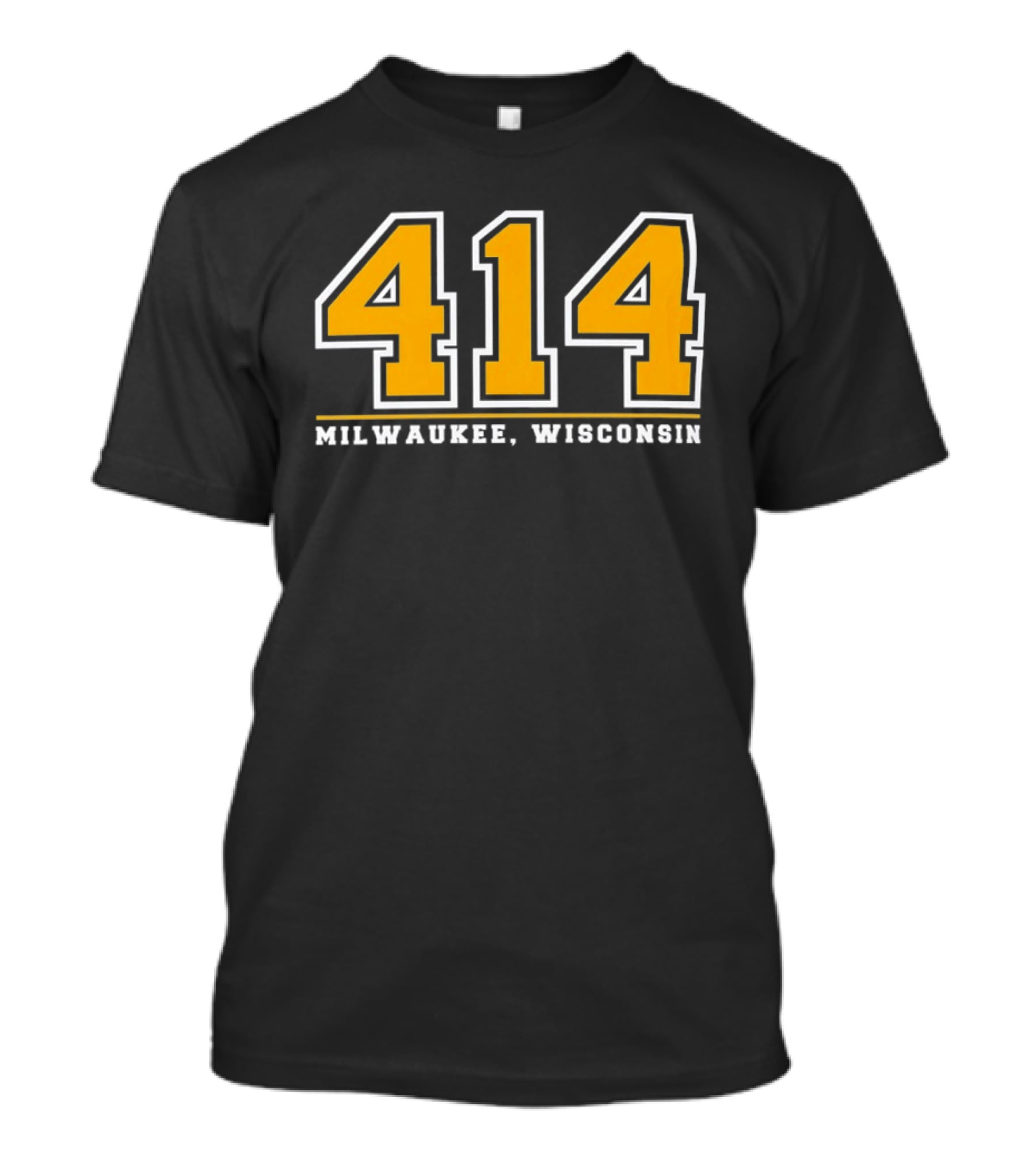 414 Milwaukee Wisconsin Area Code Pride T-Shirt
