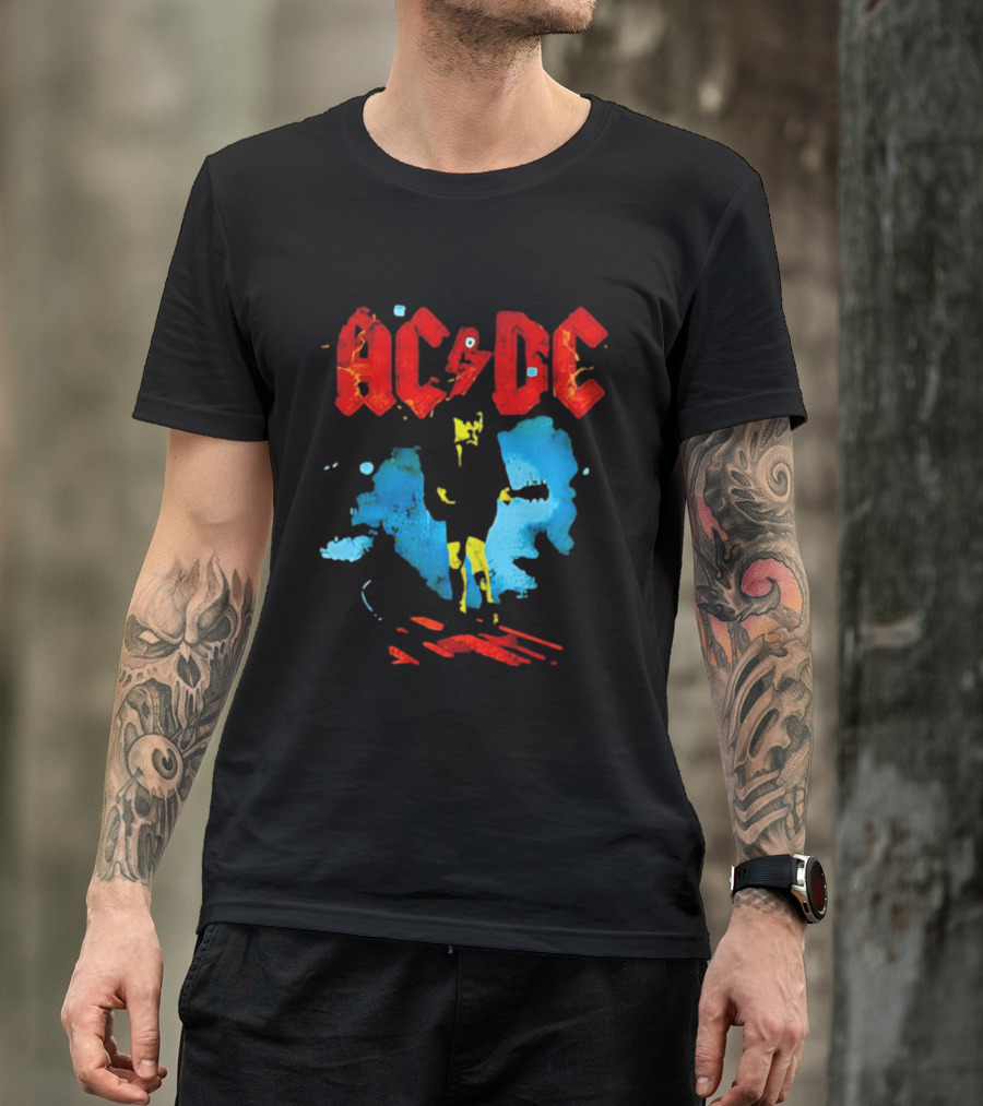 ACDC Angus Young On Stage Rock Legend T-Shirt