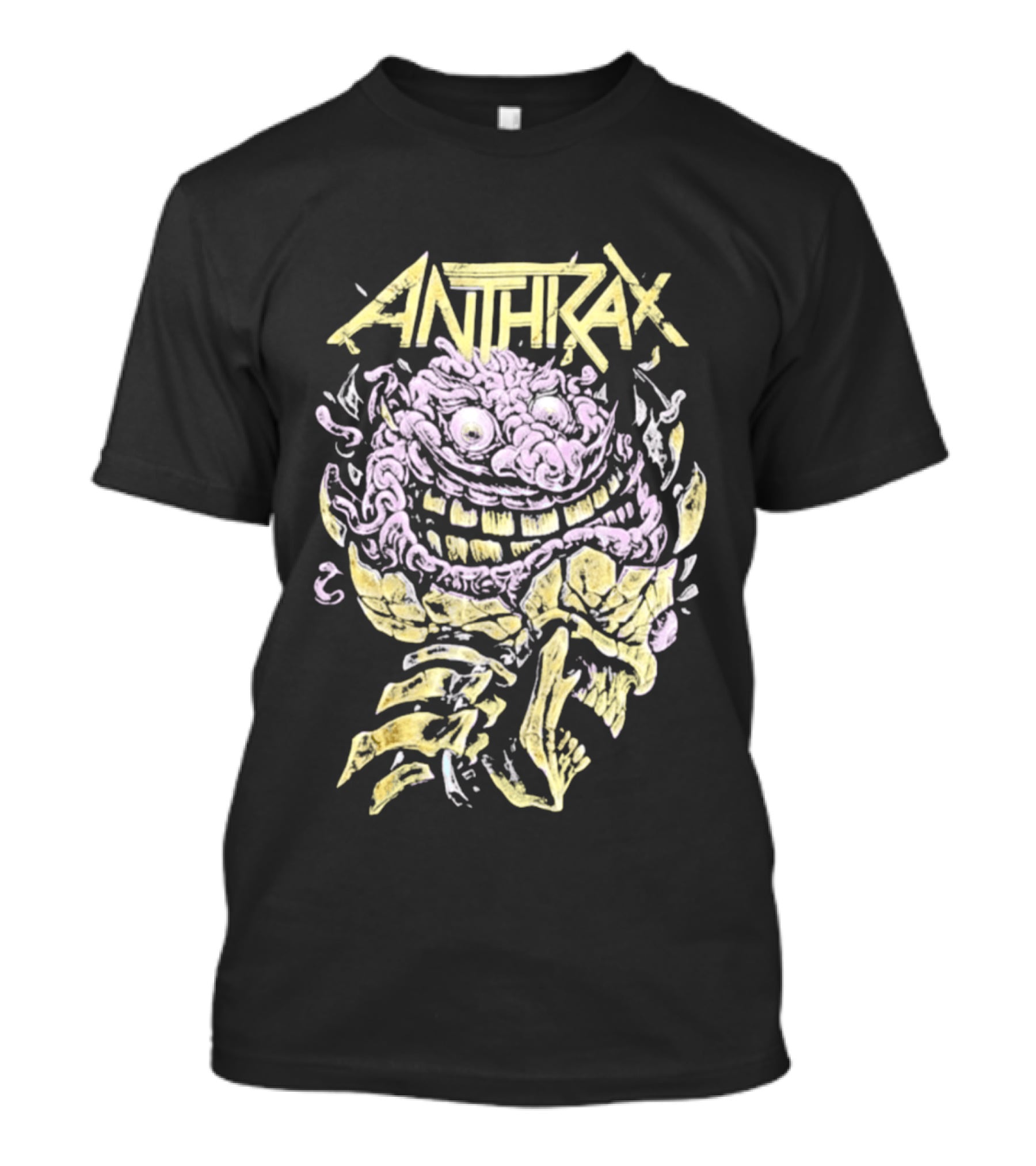 Anthrax Australia Tour 2026 Skull Brain T-Shirt