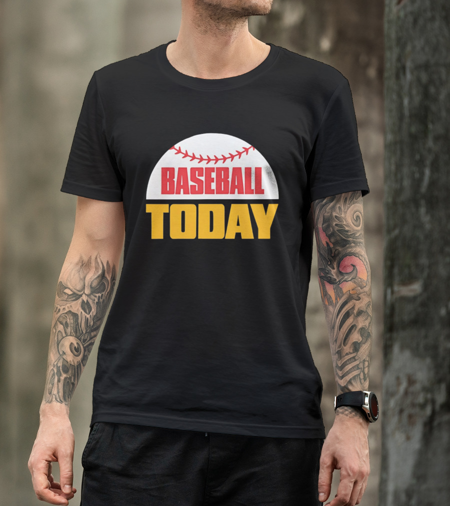Baseball Today Embroidered 2026 Vintage Style Sports T-Shirt