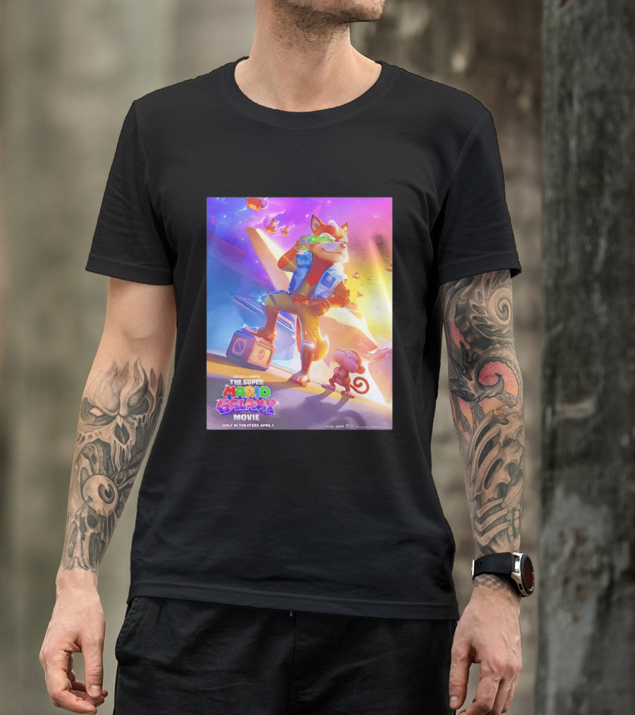 The Super Mario Galaxy Movie Featuring Fox McCloud Teaser T-Shirt