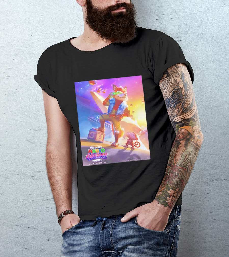 The Super Mario Galaxy Movie Featuring Fox McCloud Teaser T-Shirt