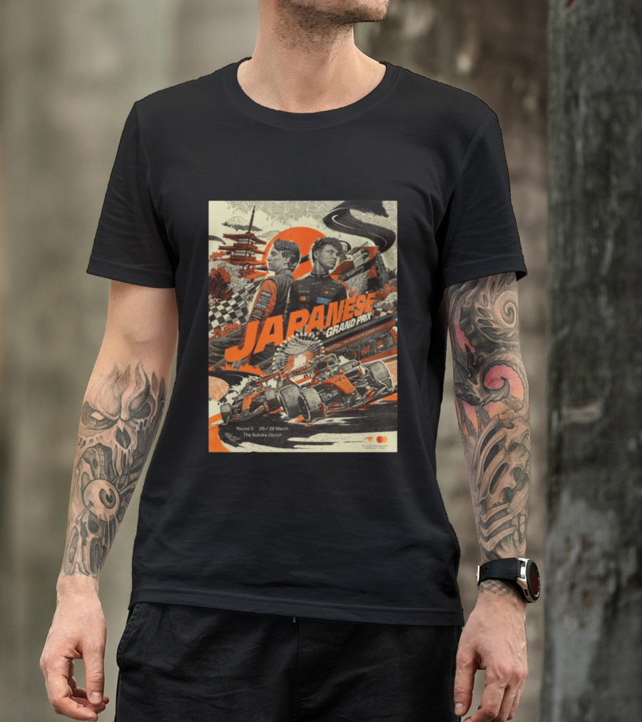 McLaren Mastercard Formula 1 Team Japanese Grand Prix 2026 Suzuka Circuit March 26 29 T-Shirt