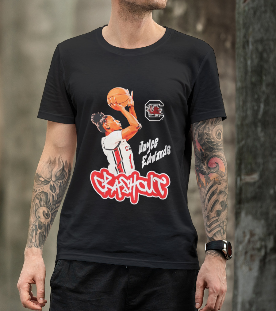Joyce Edwards Crashout South Carolina Gamecocks Basketball T-Shirt