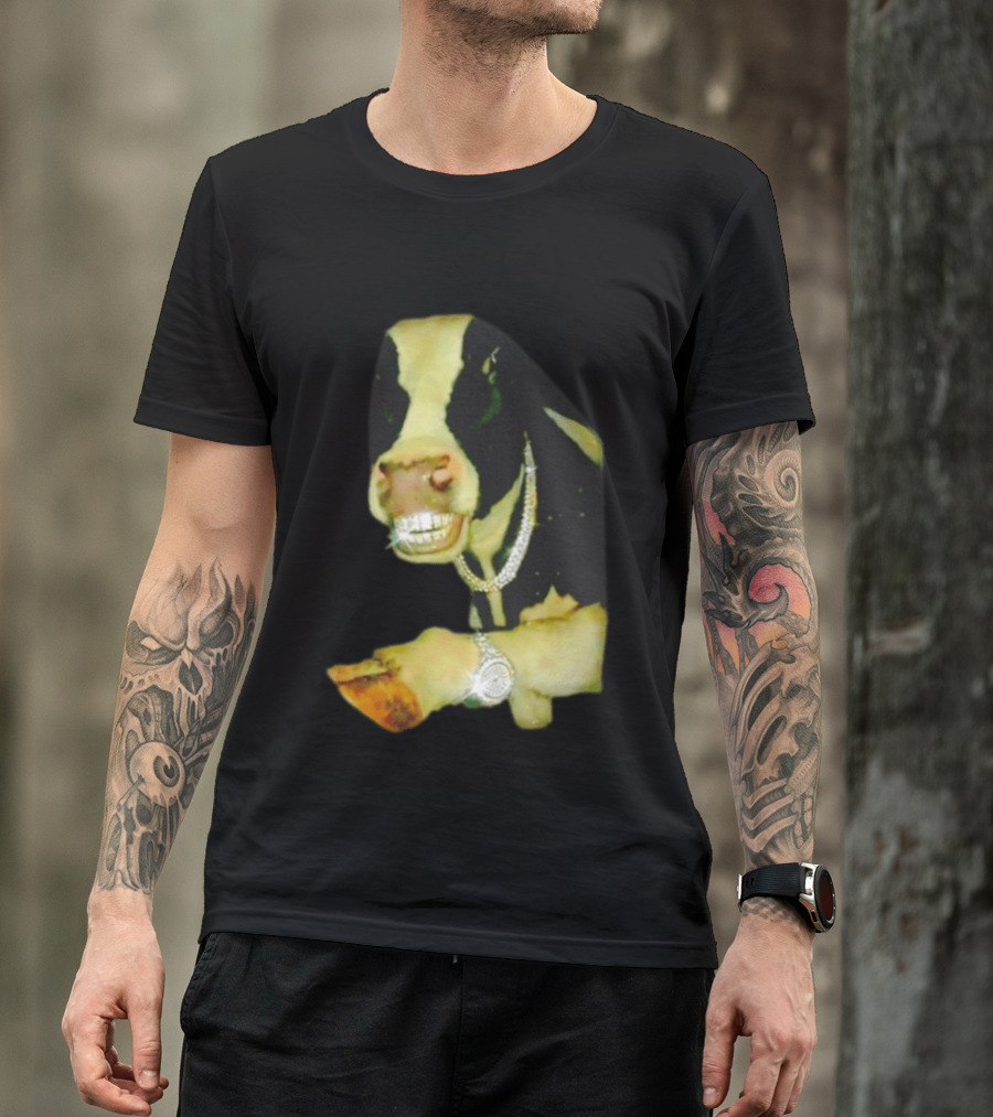 Rich Bull Grillz Bling Necklace And Jewelry T-Shirt