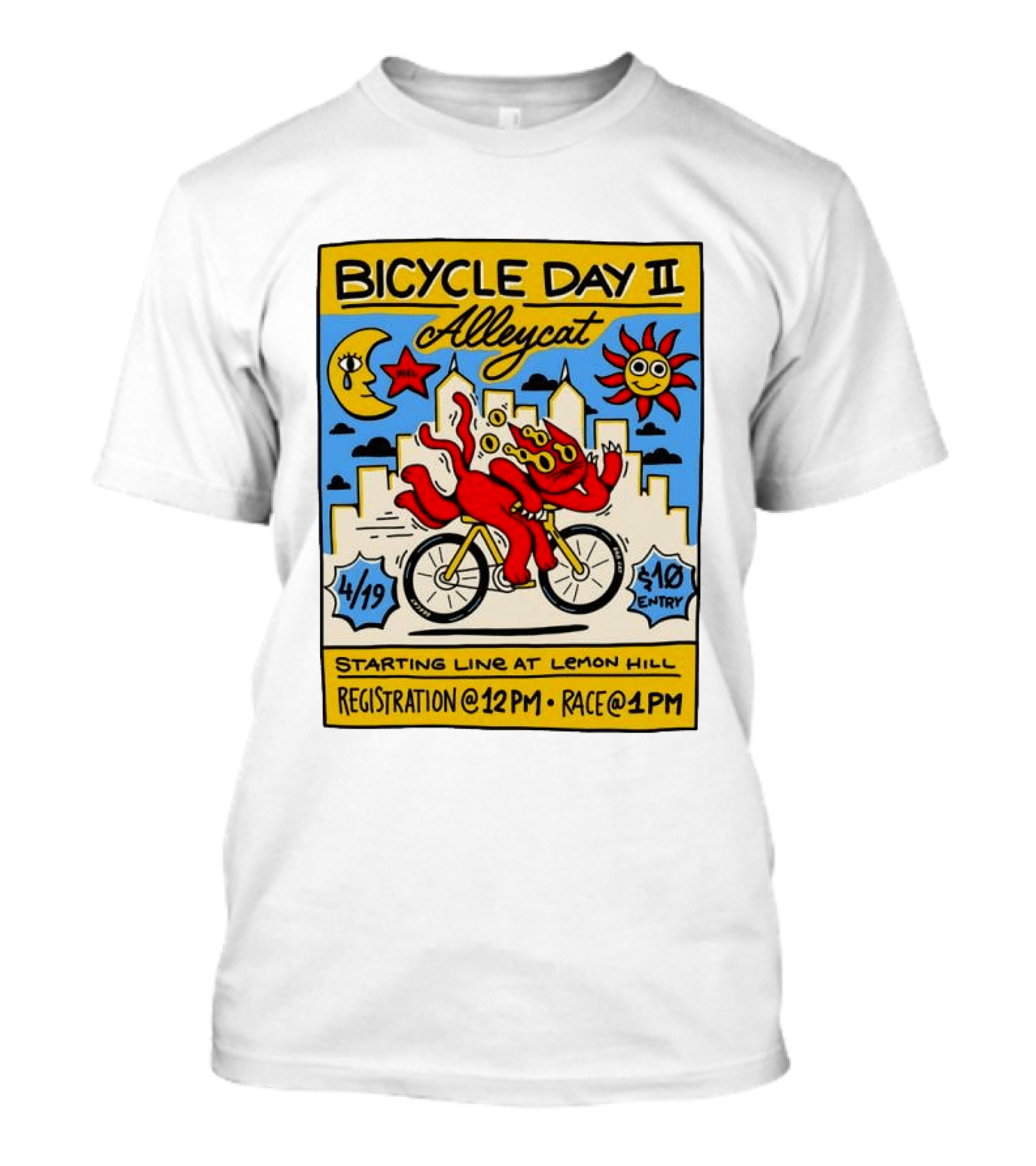 Bicycle Day II Alleycat Race Lemon Hill 4/19 Registration 12 PM Race 1 PM T-Shirt