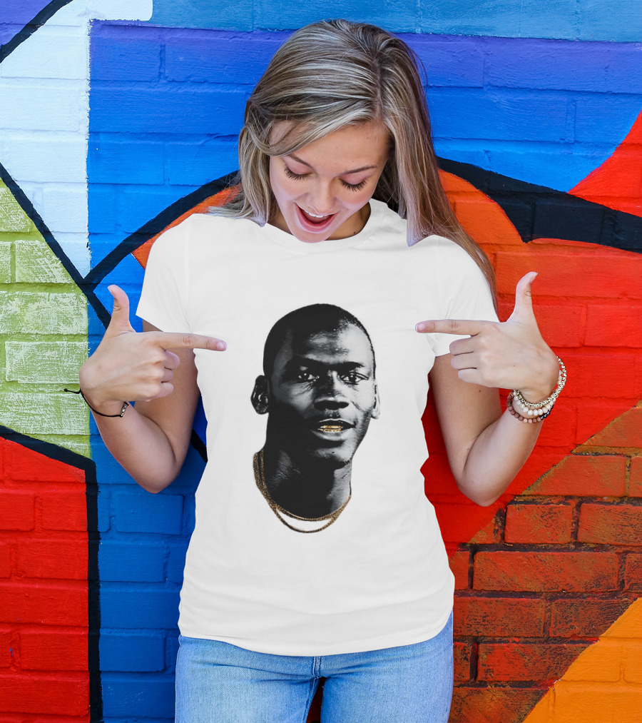 Michael JD Gold Teeth Grill Face T-Shirt