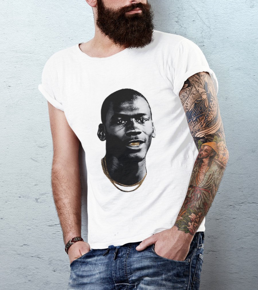 Michael JD Gold Teeth Grill Face T-Shirt