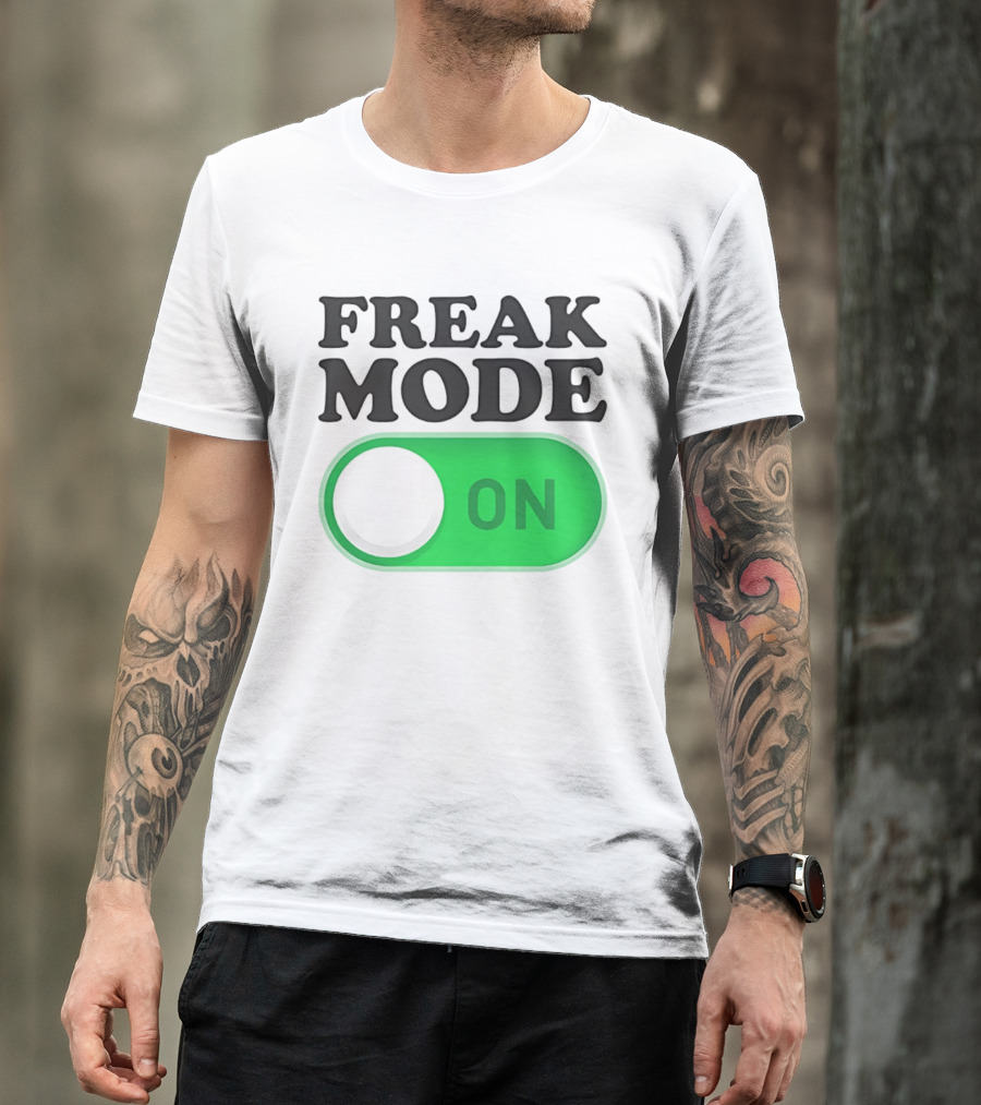 Freak Mode On Switch Button T-Shirt