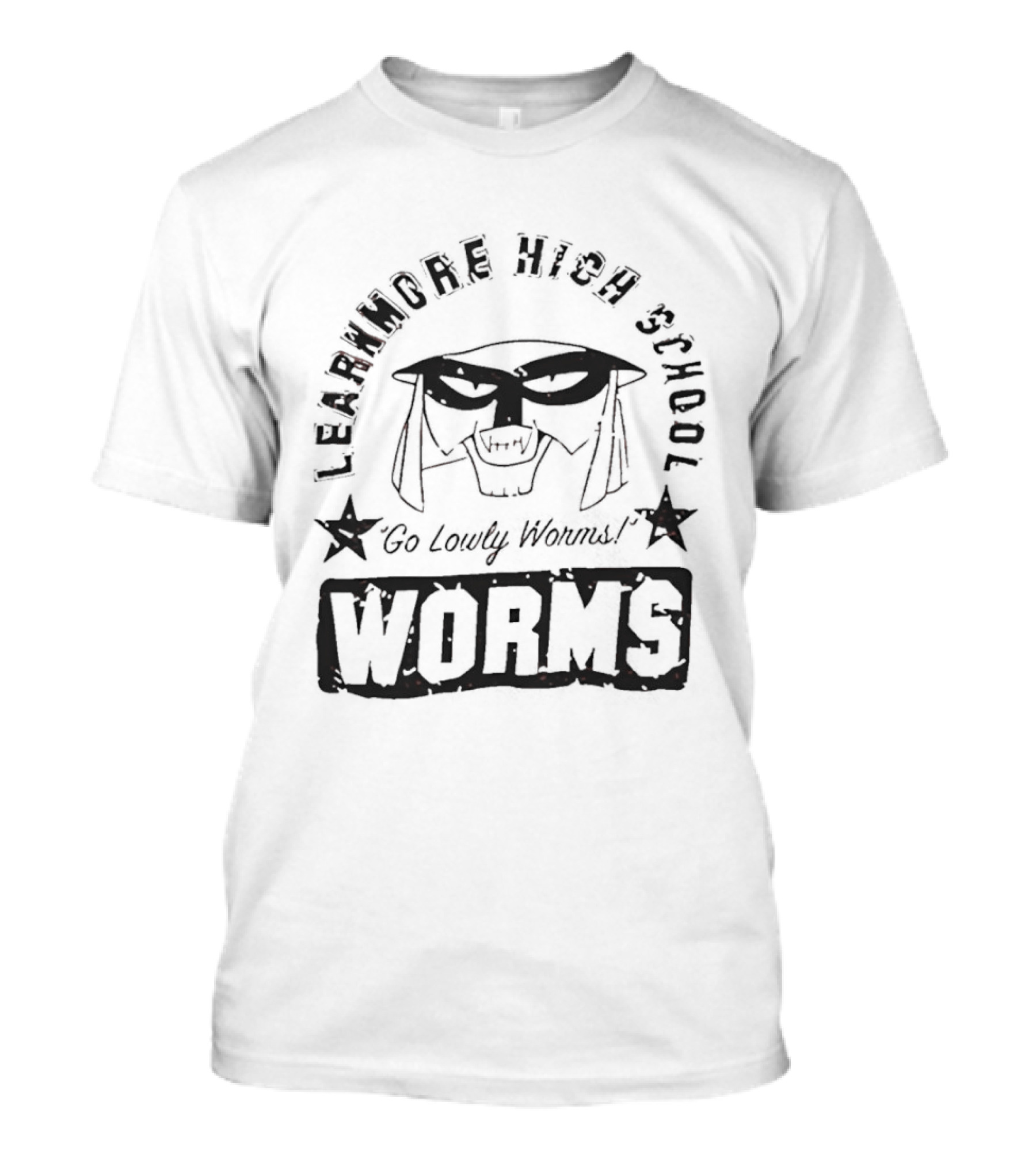Lawnmore High School Go Daily Writhing Worms T-Shirt