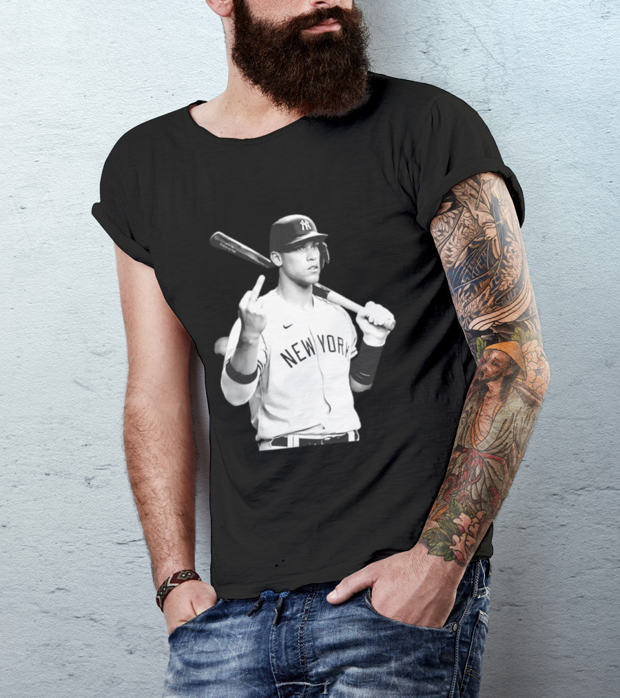 New York Yankees Aaron Judge Baseball Gesture T-Shirt