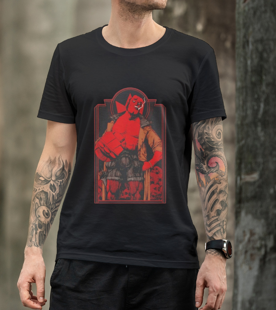 Hellboy The Right Hand Of Doom Red Comic T-Shirt