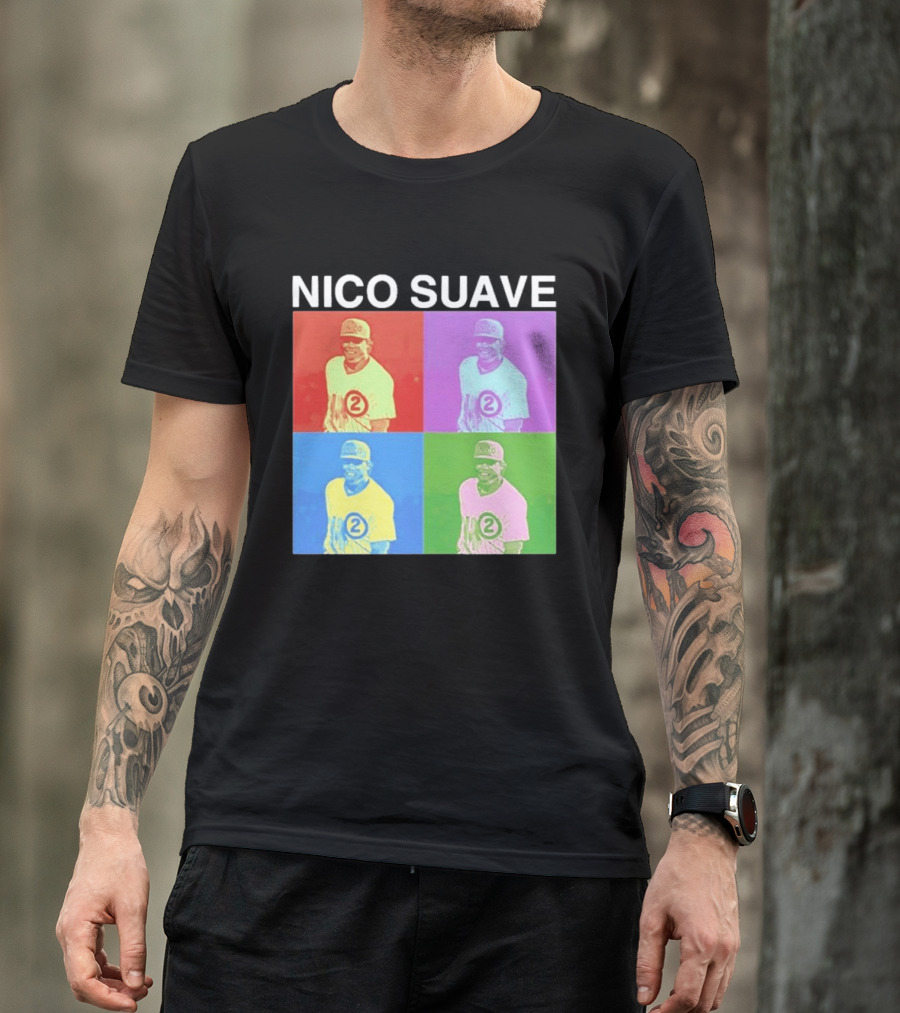 Nico Hoerner Nico Suave Chicago Cubs Player Number 2 Pop T-Shirt