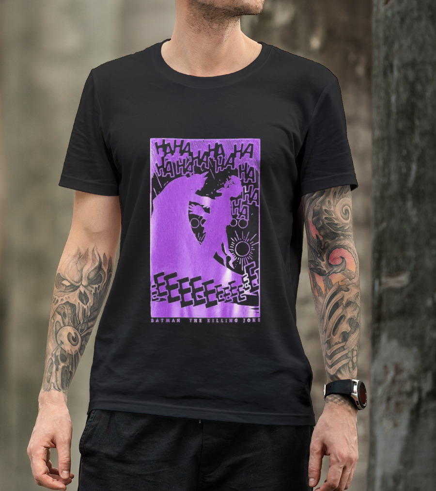 OVO X Batman X The Joker The Killing Joke Deluxe HAHAHA EEEEE T-Shirt